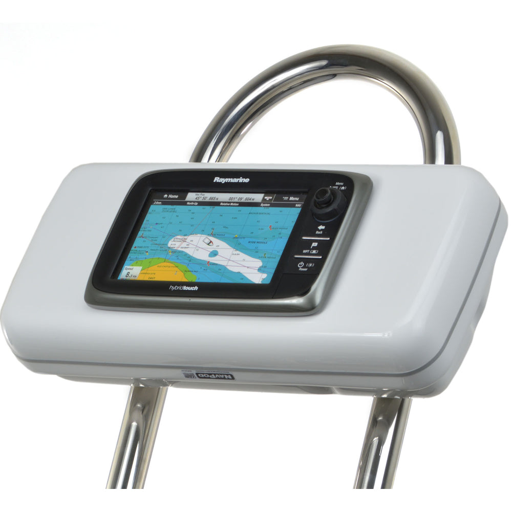 NavPod GP1522 SystemPod Pre-Cut f/Raymarine e7/e7D Mounted In Center f/9.5" Wide Guard — marine display mounts