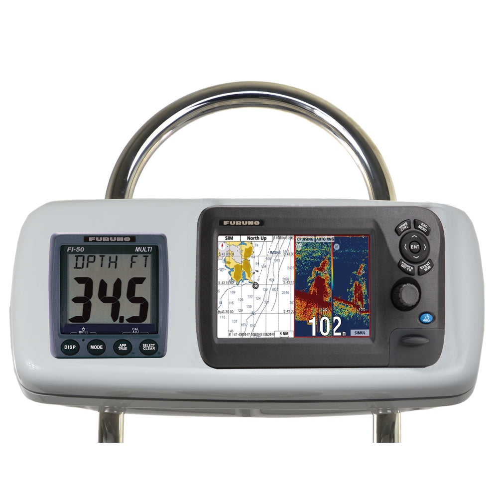 NavPod GP2040-18 SystemPod Pre-Cut f/Furuno GP1870/GP1870F & 1 Instrument f/12" Wide Guard — marine display mounts