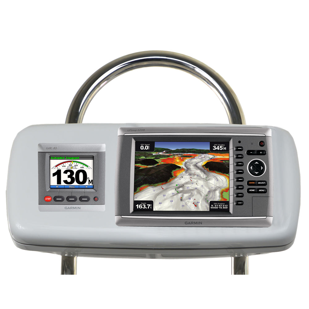 NavPod GP2048 SystemPod Pre-Cut f/Garmin 820/820xs/840xs & 1 Instrument f/12" Wide Guard — marine display mounts