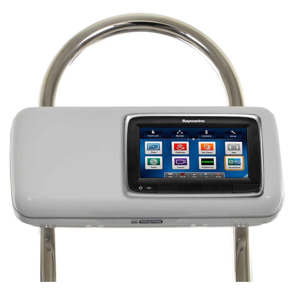 NavPod GP2503 SystemPod Pre-Cut f/Raymarine a75/a77/a78 w/Space On The Left f/12" Wide Guard — marine display mounts