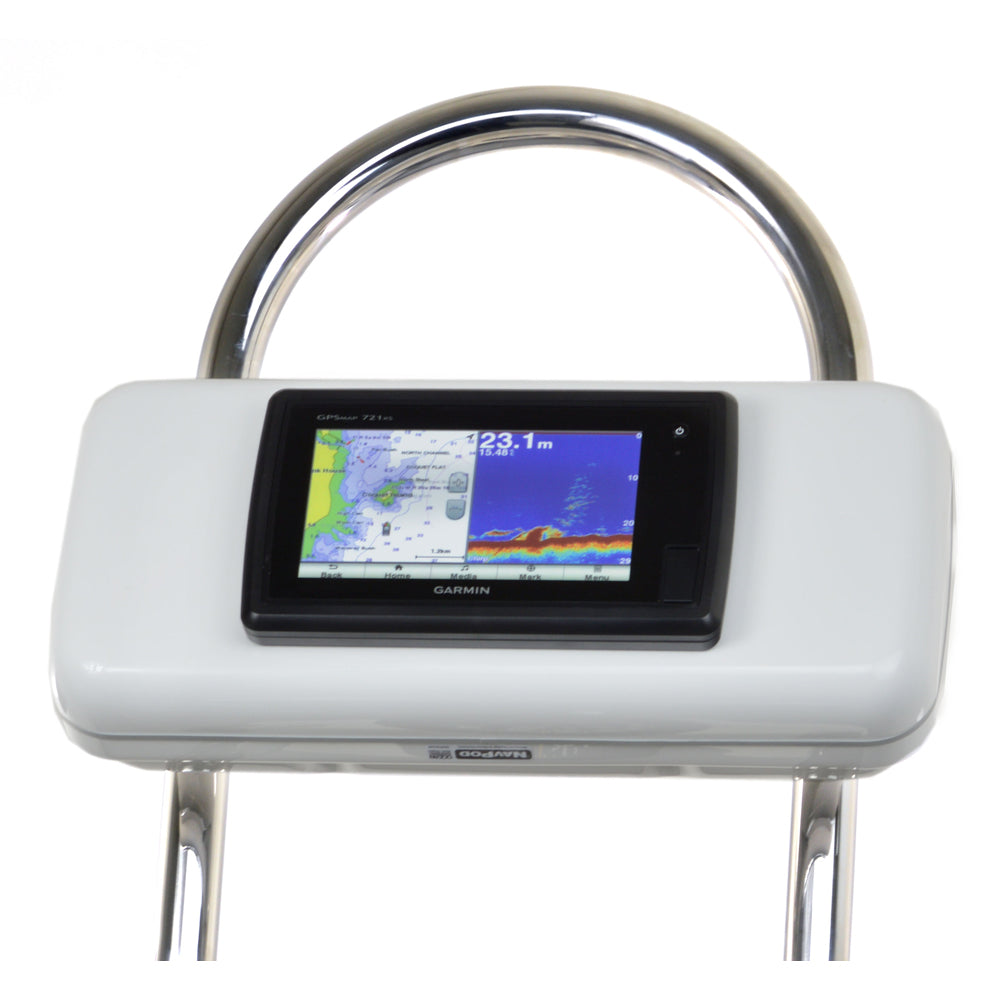 NavPod GP2521 SystemPod Pre-Cut f/Garmin 7xx and 7x Series Mounted In Center f/12" Wide Guard — marine display mounts