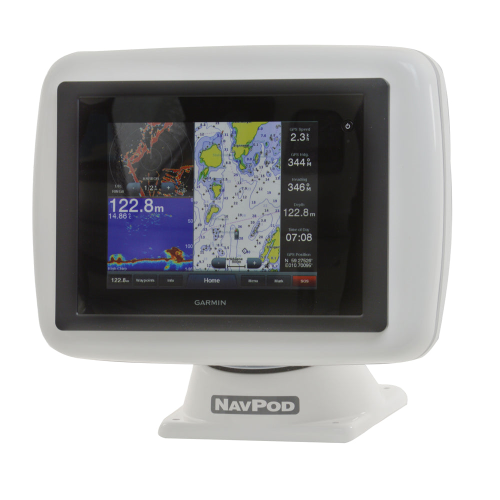 NavPod PP4811 PowerPod Pre-Cut f/Garmin 8008/8208 — marine display mounts