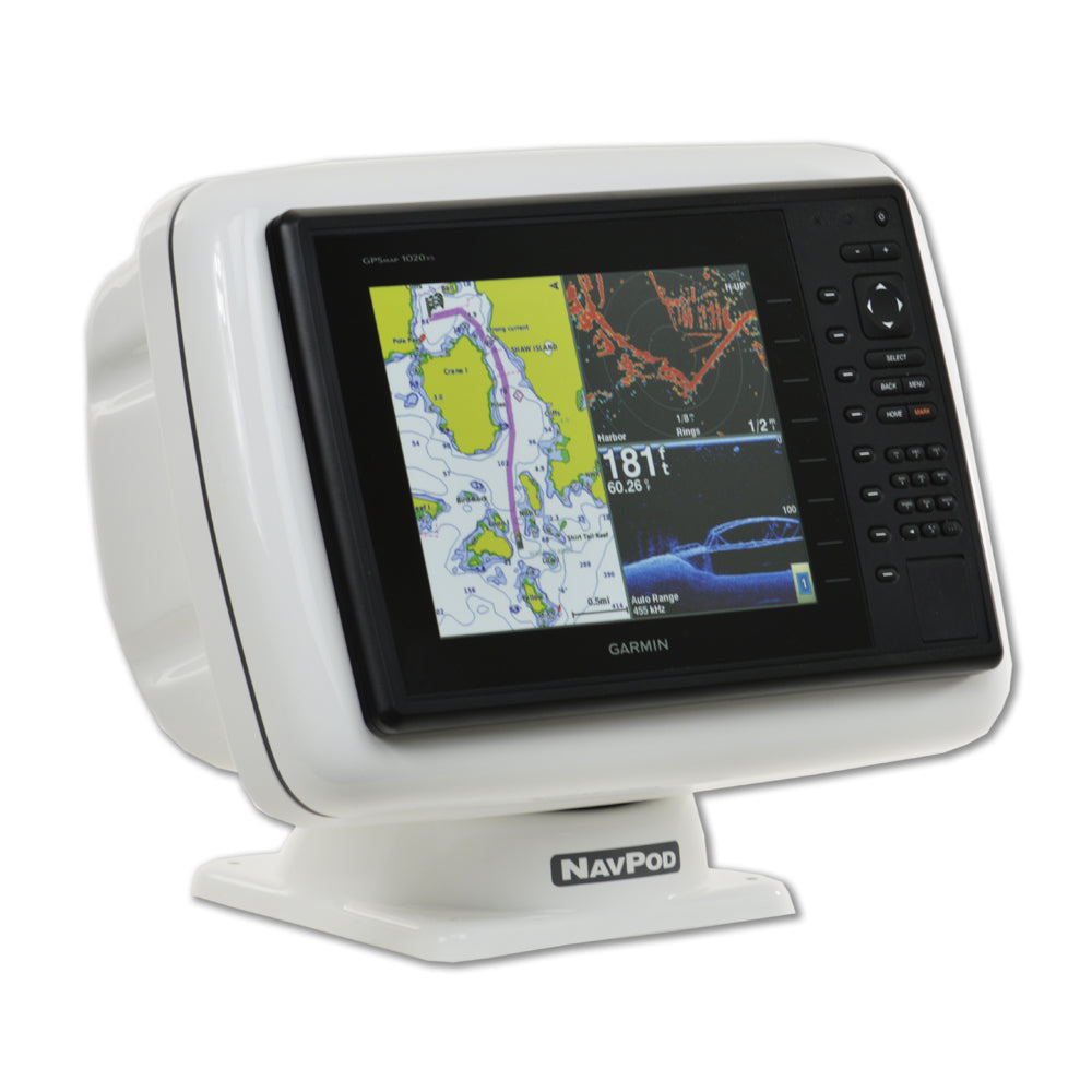 NavPod PP5201 PowerPod Pre-Cut f/Garmin 1020/1020xs/1040xs — marine display mounts