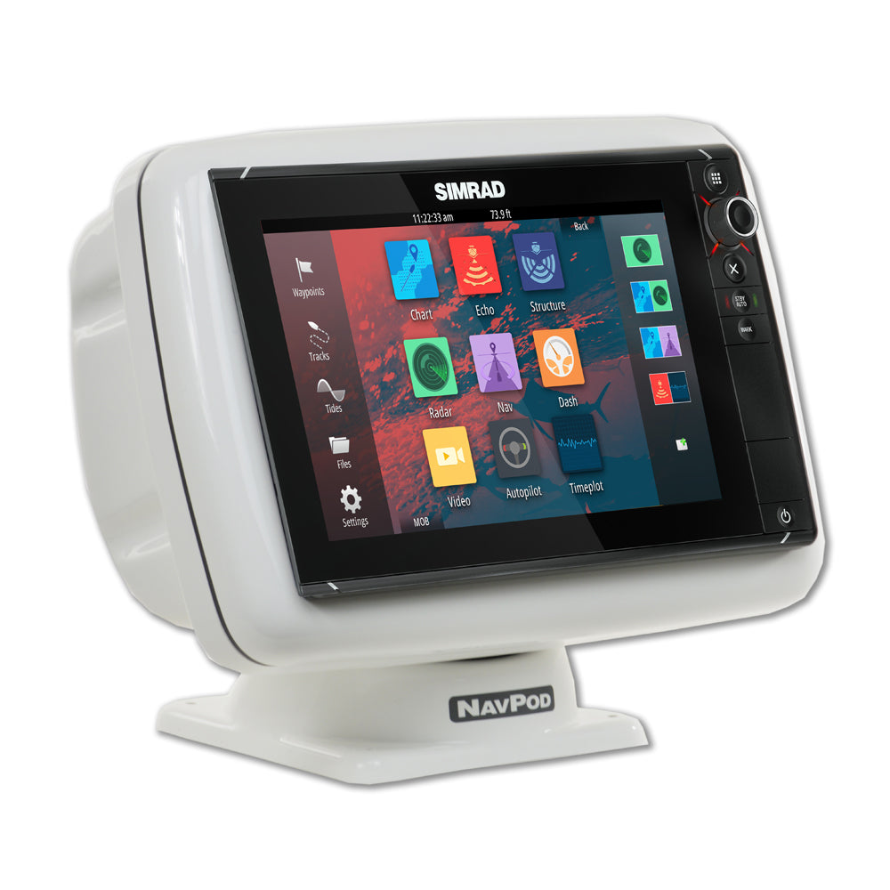 NavPod PP5202 PowerPod Pre-Cut f/Simrad NSS12 evo2 or B&G Zeus² 12 — marine display mounts