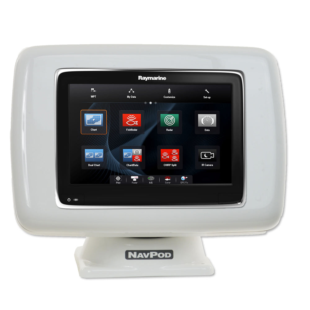 NavPod PP5204 PowerPod Pre-Cut f/Raymarine a125/a127/a128 — marine display mounts
