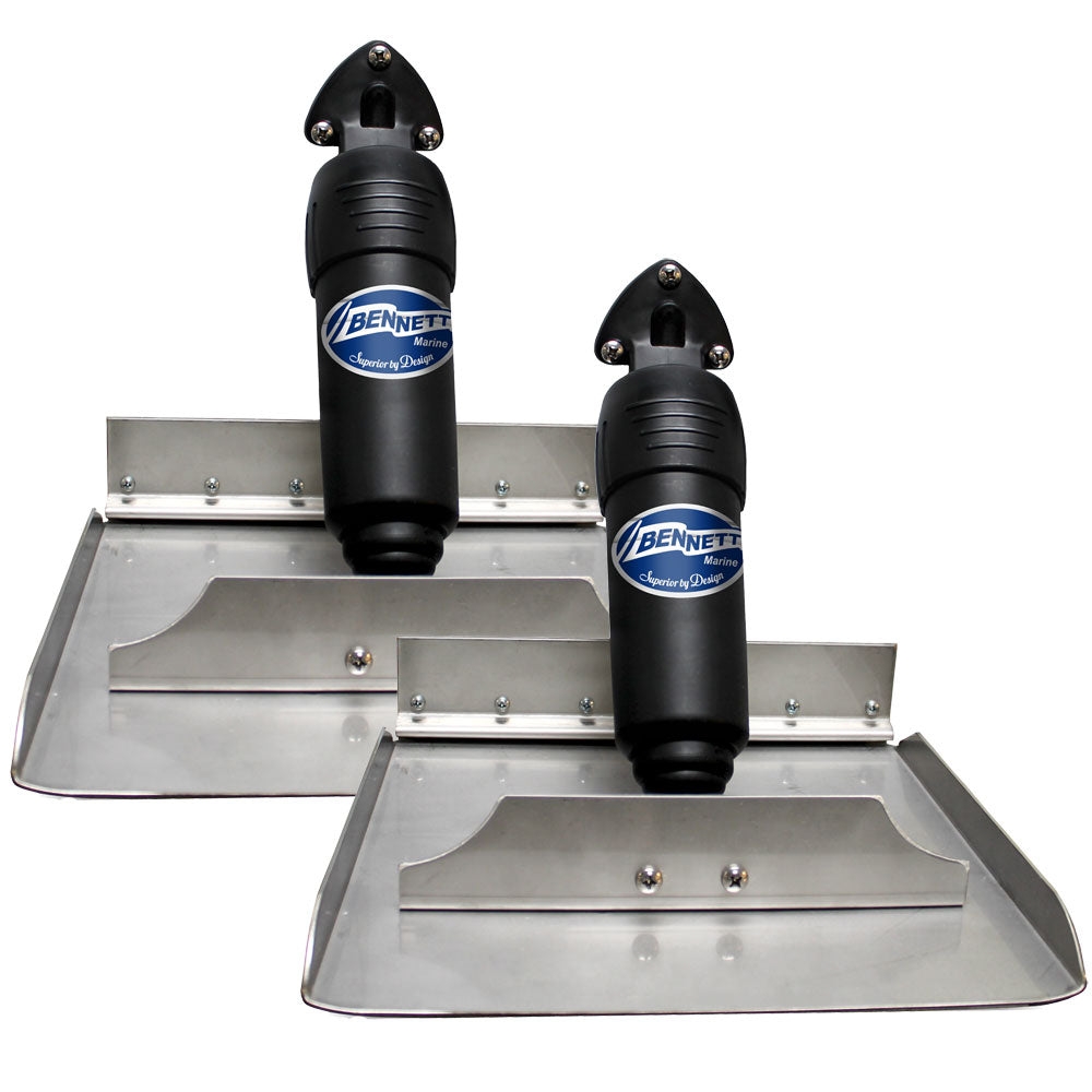 Bennett Marine Bennett BOLT 18x12 Electric Trim Tab System - Control Switch Required — marine trim tabs