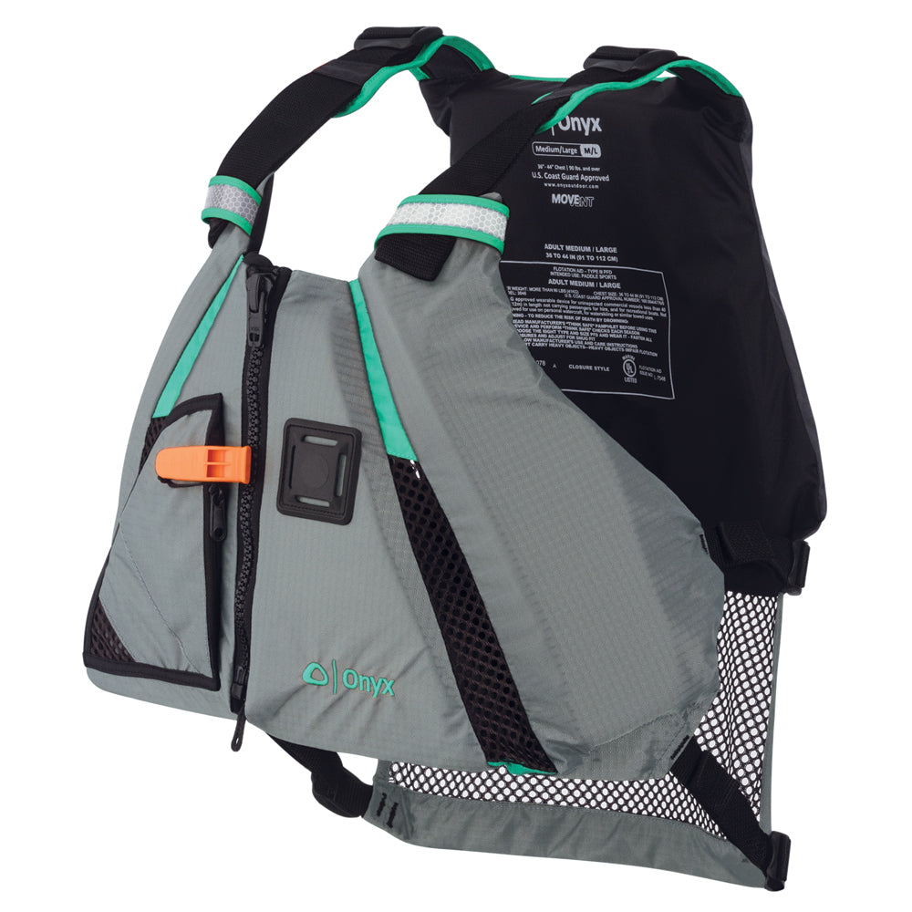 Onyx Outdoor Onyx MoveVent Dynamic Paddle Sports Life Vest - XL/2XL - Aqua — marine paddlesports