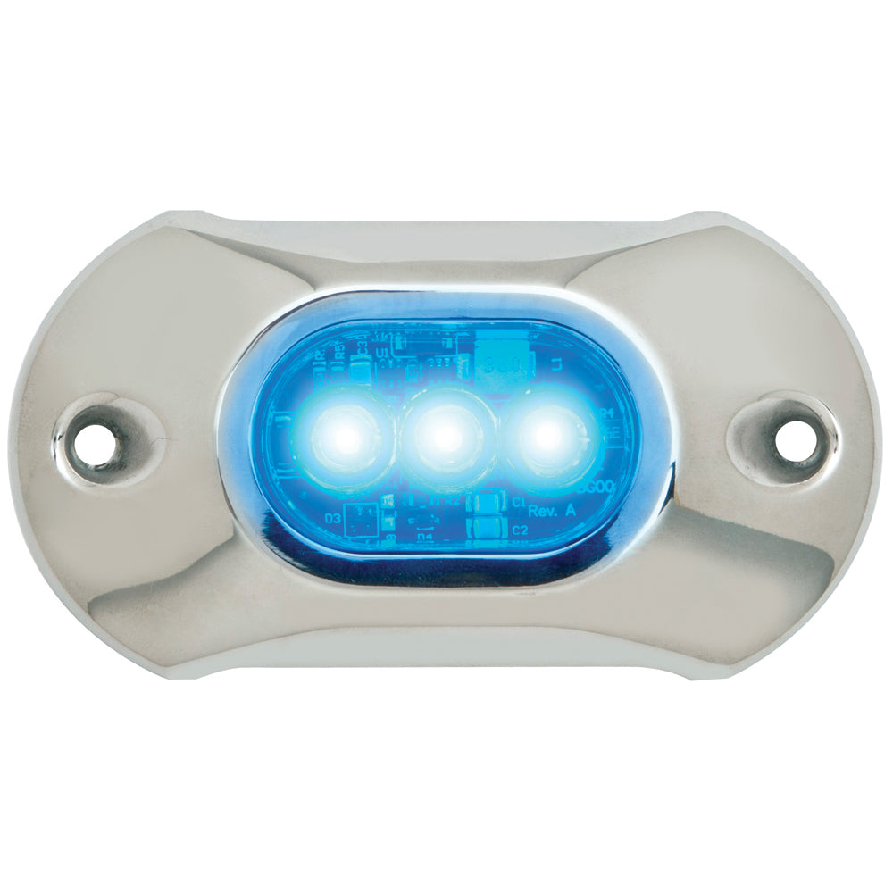 Attwood Marine Attwood Light Armor Underwater LED Light - 3 LEDs - Blue — marine underwater lighting