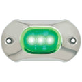 Attwood Marine Attwood Light Armor Underwater LED Light - 3 LEDs - Green — marine underwater lighting