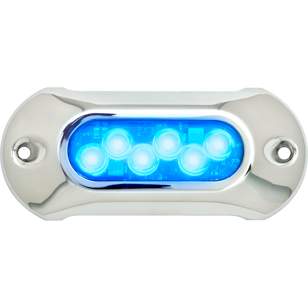 Attwood Marine Attwood Light Armor Underwater LED Light - 6 LEDs - Blue — marine underwater lighting