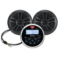 Boss Audio MCKGB350W.6 Marine Stereo & 6.5" Speaker Kit - Black — marine stereos