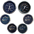 Faria Beede Instruments Faria Chesapeake Black SS Boxed Set - Inboard Motors — marine gauges