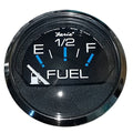 Faria Beede Instruments Faria Chesapeake Black 2" Fuel Level Gauge (E-1/2-F) — marine gauges