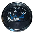 Faria Beede Instruments Faria Chesapeake Black 2" Oil Pressure Gauge (80 PSI) — marine gauges