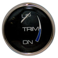 Faria Beede Instruments Faria Chesapeake Black 2" Trim Gauge (Mercury / Mariner / Mercruiser / Volvo DP / Yamaha '01 and newer) — marine gauges