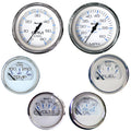 Faria Beede Instruments Faria Chesapeake White SS Boxed Set - Inboard Motors — marine gauges