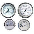 Faria Beede Instruments Faria Chesapeake White SS Boxed Set - Outboard Motors — marine gauges