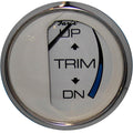 Faria Beede Instruments Faria Chesapeake White SS 2" Trim Gauge (Mercury / Mariner / Mercruiser / Volvo DP / Yamaha - '01 and Newer) — marine gauges