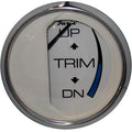 Faria Beede Instruments Faria Chesapeake White SS 2" Trim Gauge (J/E/Suzuki Outboard) — marine gauges
