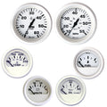 Faria Beede Instruments Faria Dress White Boxed Set - Inboard Motors — marine gauges