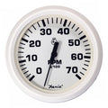 Faria Beede Instruments Faria Dress White 4" Tachometer - 7000 RPM (Gas) (All Outboards) — marine gauges
