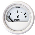 Faria Beede Instruments Faria Dress White 2" Fuel Level Gauge (E-1/2-F) — marine gauges