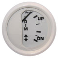 Faria Beede Instruments Faria Dress White 2" Trim Gauge (Mercury / Mariner / Mercruiser / Volvo DP / Yamaha '01 and newer) — marine gauges