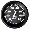 Faria Beede Instruments Faria Euro Black 4" Tachometer - 7,000 RPM (Gas - All Outboard) — marine gauges