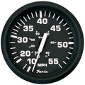 Faria Beede Instruments Faria Euro Black 4" Speedometer - 55MPH (Pitot) — marine gauges