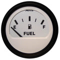 Faria Beede Instruments Faria Euro White 2" Fuel Level Gauge (E-1/2-F) — marine gauges