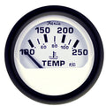 Faria Beede Instruments Faria Euro White 2" Water Temperature Gauge (100-250°F) — marine gauges