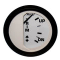 Faria Beede Instruments Faria Euro White 2" Trim Gauge f/ Mercury / Mariner /Mercruiser/Volvo DP/ Yamaha '01 and Newer — marine gauges