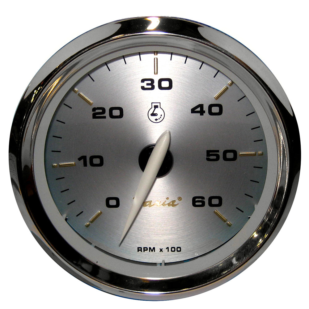 Faria Beede Instruments Faria Kronos 4" Tachometer - 6,000 RPM (Gas - Inboard & I/O) — marine gauges