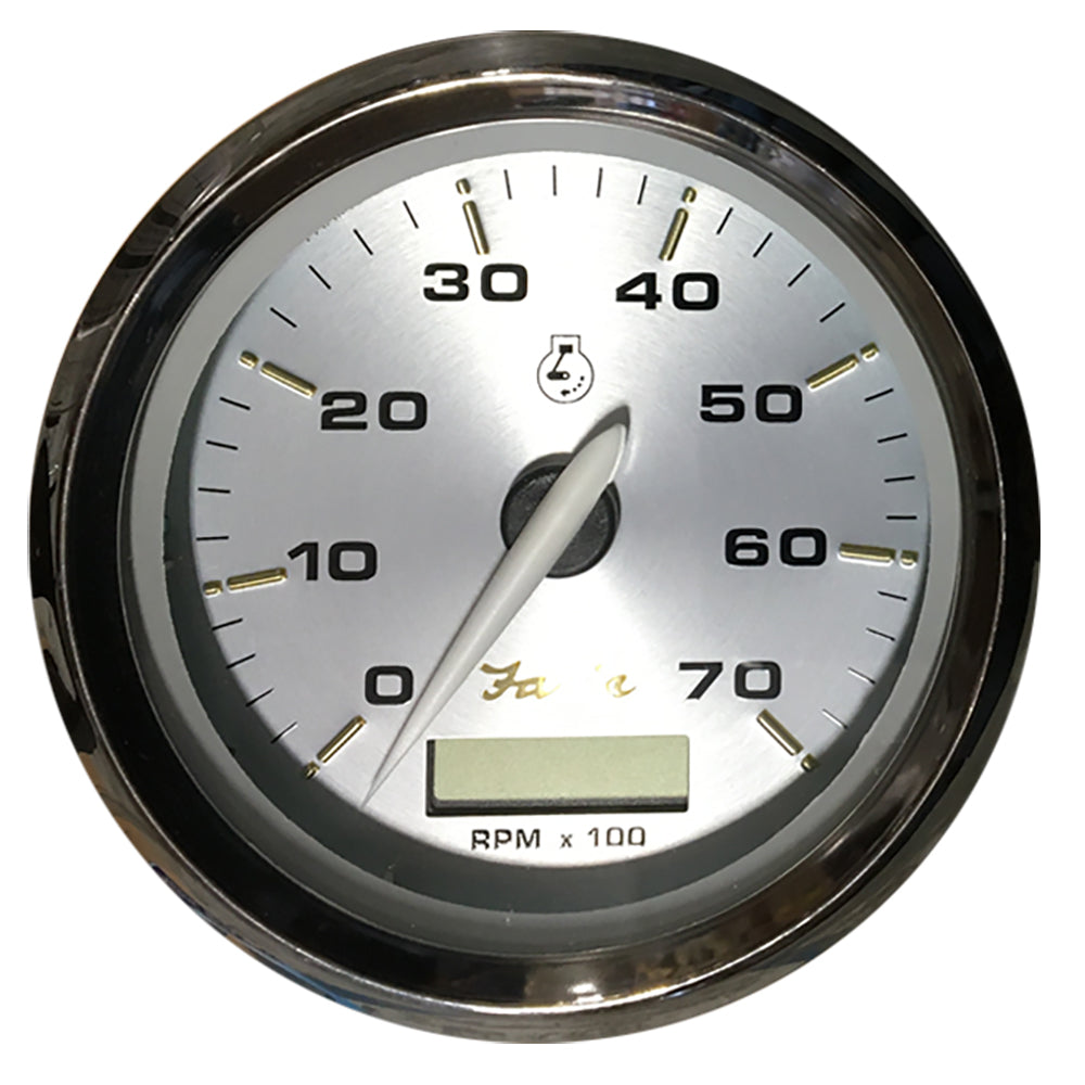 Faria Beede Instruments Faria Kronos 4" Tachometer w/Hourmeter - 7,000 RPM (Gas - Outboard) — marine gauges