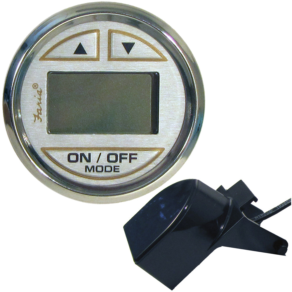Faria Beede Instruments Faria Kronos 2" Depth Sounder w/Transom Mount Transducer — marine gauges
