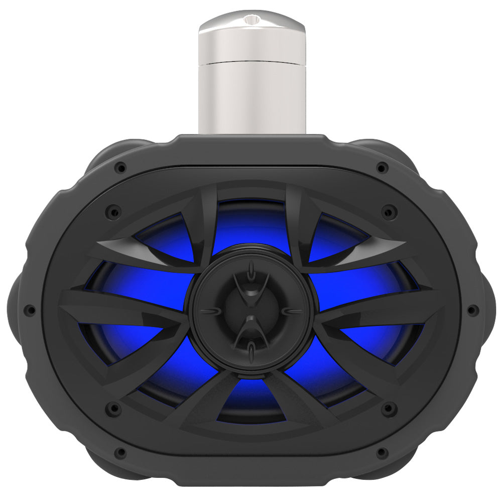 Boss Audio 6" x 9" MRWT69RGB RGB Waketower Speaker - Black — marine speakers - tower/soundbars