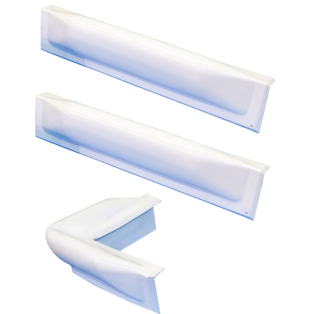 Dock Edge 3 Piece Dock Bumper Kit - 1 Corner Piece, 2 18" Straight Pieces — marine bumpers/guards