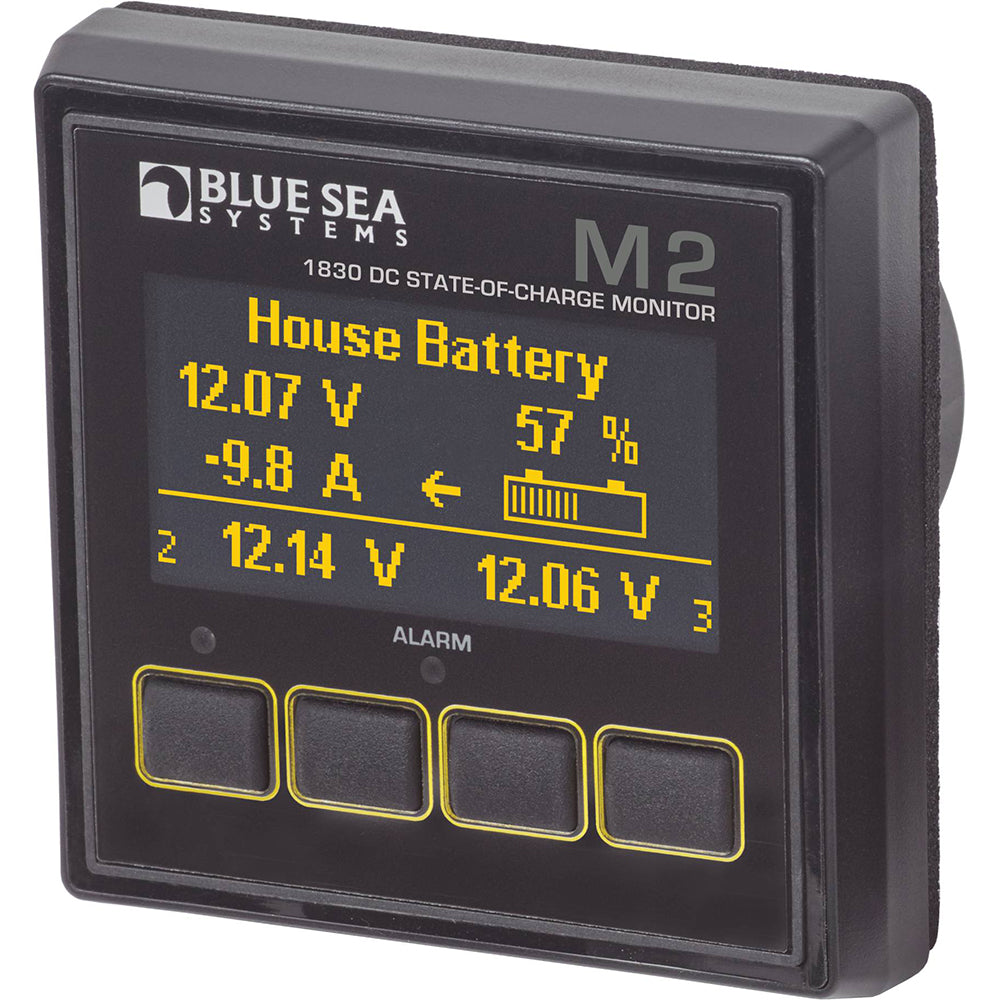 Blue Sea Systems Blue Sea 1830 M2 DC SoC State of Charge Monitor — marine meters & monitoring