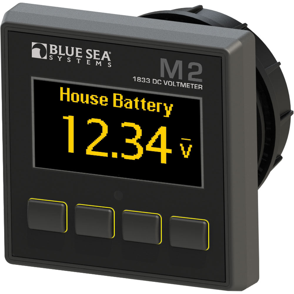 Blue Sea Systems Blue Sea 1833 M2 DC Voltmeter — marine meters & monitoring