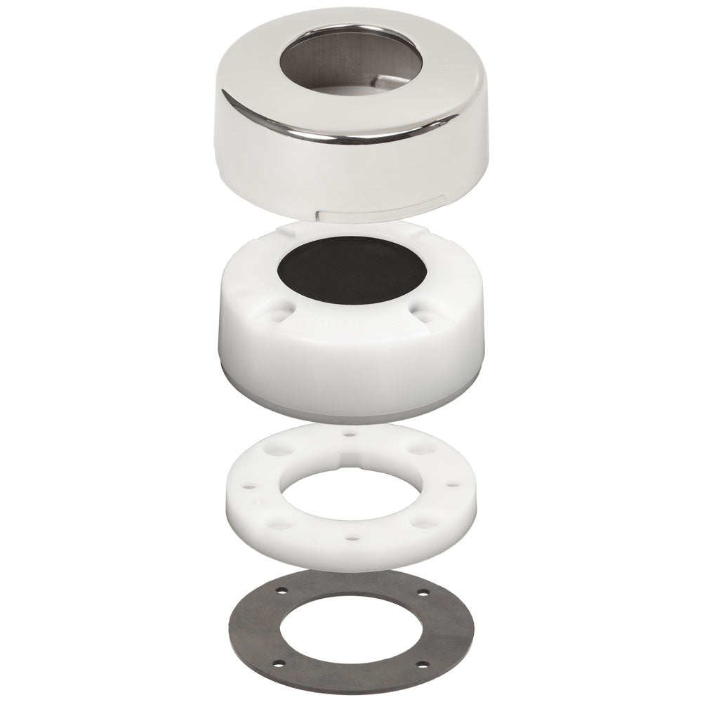 Blue Sea Systems Blue Sea CableClam w/Stainless Steel Dress Cap - 1.40" — marine wire management