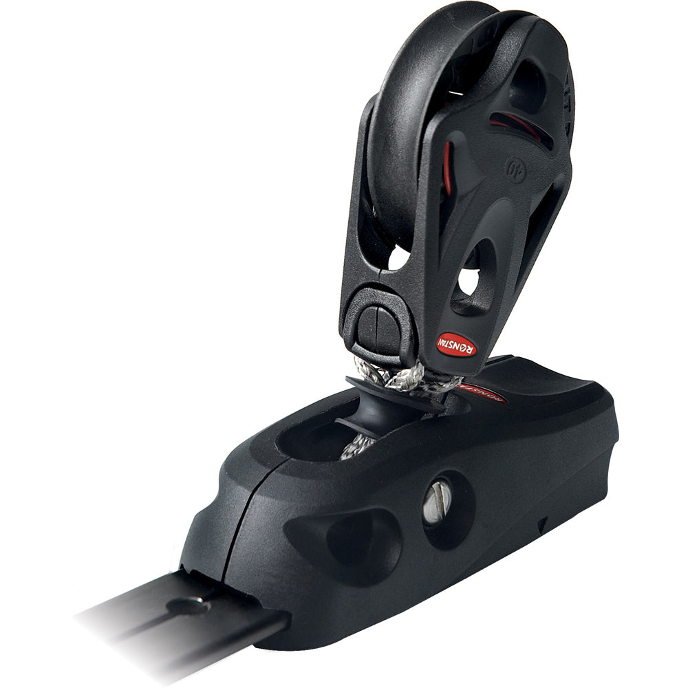 Ronstan Series 25 T-Track - Composite Slide - Series 40 BB Orbit Block™ - Stand Up - Suits 9mm(5/16") Rope — marine blocks