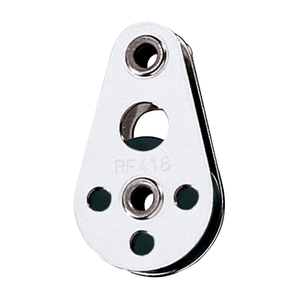 Ronstan Wire Block - Tubular Rivet Head w/Nylatron® Sheave - 25mm (1") Sheave Diameter — marine blocks