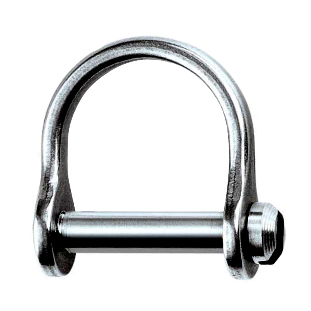Ronstan Wide Dee Shackle - 1/8" Pin - 15/32"L x 11/32"W — marine shackles/rings/pins
