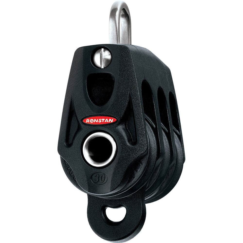 Ronstan Series 30 Ball Bearing Orbit Block - Triple - Becket — marine blocks