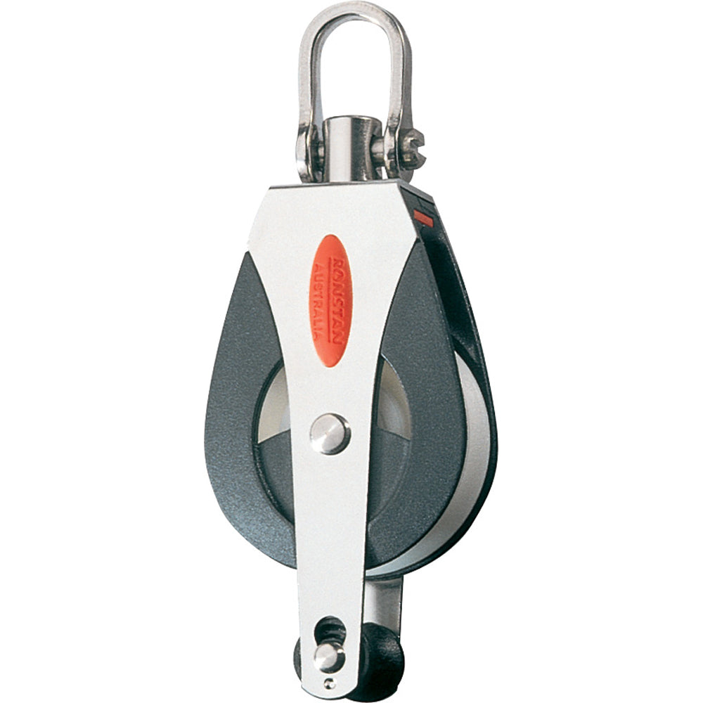 Ronstan Series 40 All Purpose Block - Single - Becket - Universal Head — marine blocks