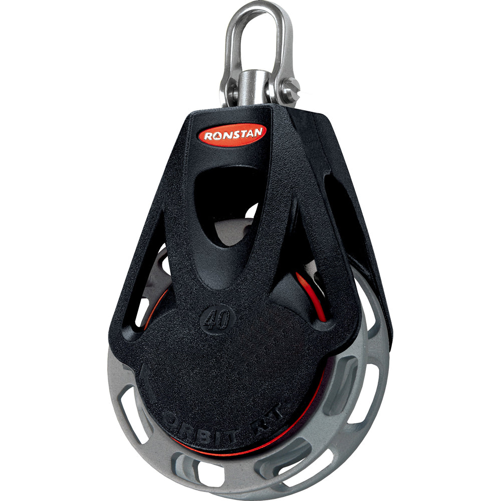 Ronstan Series 40 Ratchet Orbit Block™ - Single - Auto - Swivel Shackle Head — marine blocks