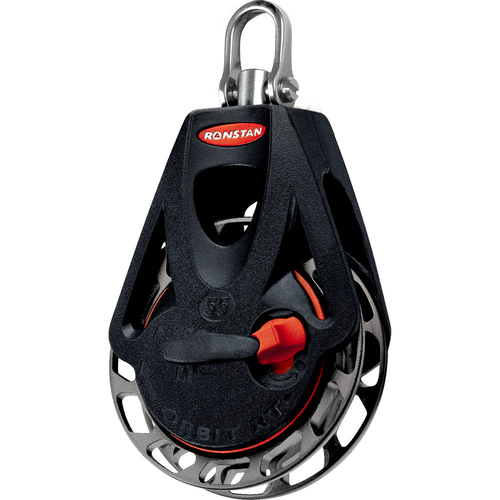 Ronstan Series 55 Ratchet Orbit Block™ - Single - Swivel Head - Auto & Manual — marine blocks