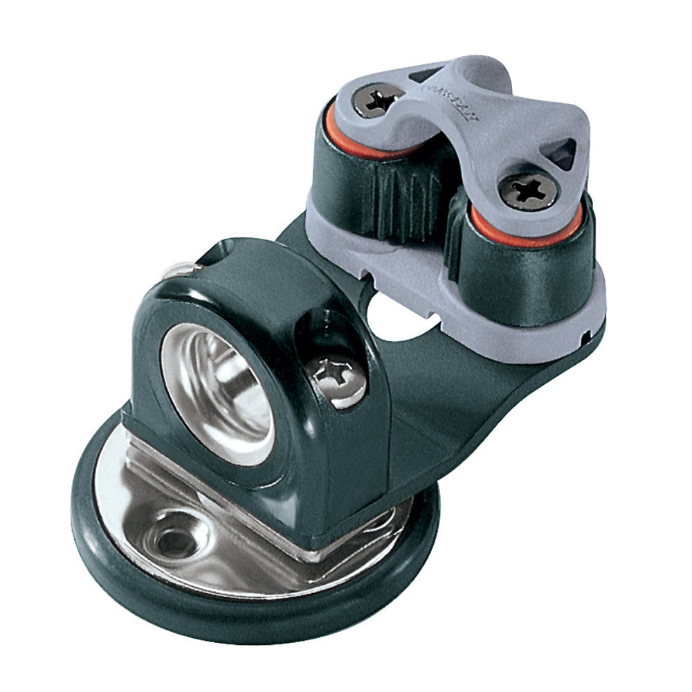 Ronstan Swivel Dead Eye & Cleat Fairlead - 3-12mm (1/8 - 1/2") Rope — marine hardware