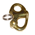Ronstan Brass Snap Shackle - Fixed Bail - 41.5mm (1-5/8") Length — marine shackles/rings/pins