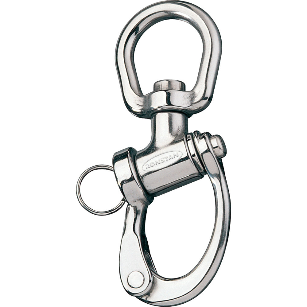 Ronstan Trunnion Snap Shackle - Large Swivel Bail - 122mm (4-3/4") Length — marine shackles/rings/pins
